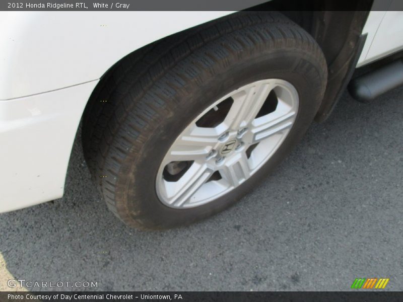 White / Gray 2012 Honda Ridgeline RTL