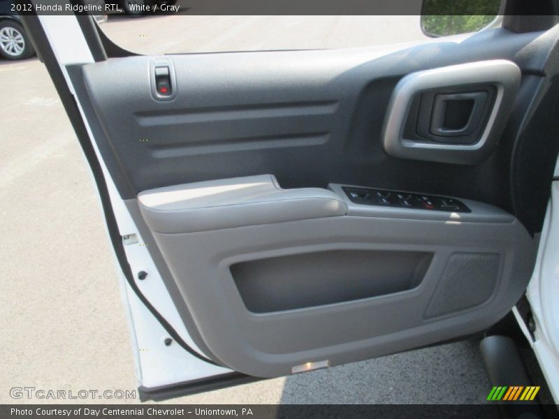 White / Gray 2012 Honda Ridgeline RTL