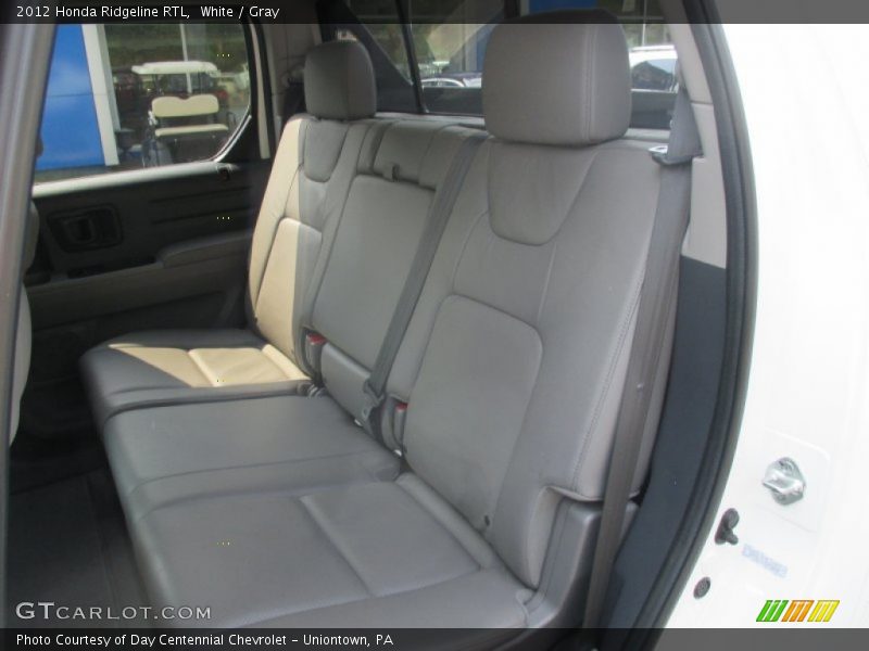 White / Gray 2012 Honda Ridgeline RTL