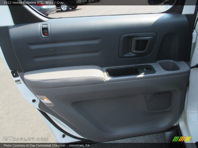 White / Gray 2012 Honda Ridgeline RTL