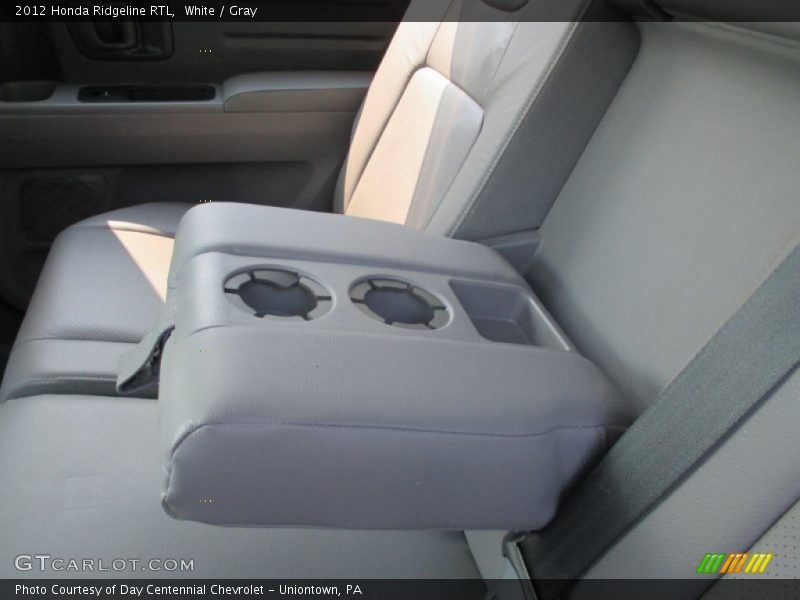 White / Gray 2012 Honda Ridgeline RTL