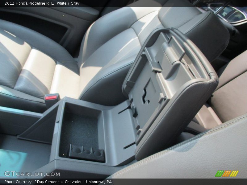 White / Gray 2012 Honda Ridgeline RTL