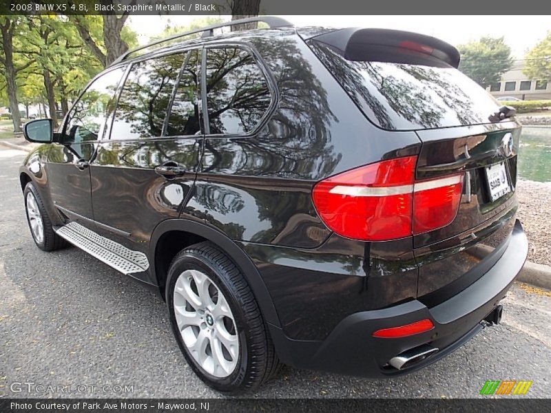 Black Sapphire Metallic / Black 2008 BMW X5 4.8i
