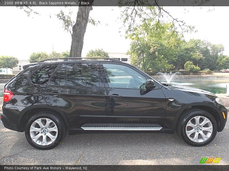 Black Sapphire Metallic / Black 2008 BMW X5 4.8i