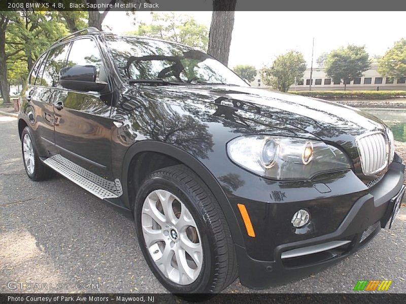 Black Sapphire Metallic / Black 2008 BMW X5 4.8i