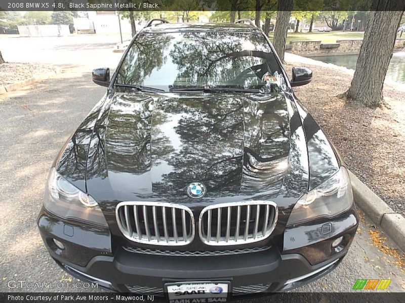 Black Sapphire Metallic / Black 2008 BMW X5 4.8i