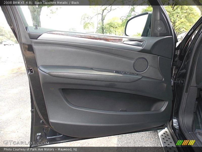 Black Sapphire Metallic / Black 2008 BMW X5 4.8i