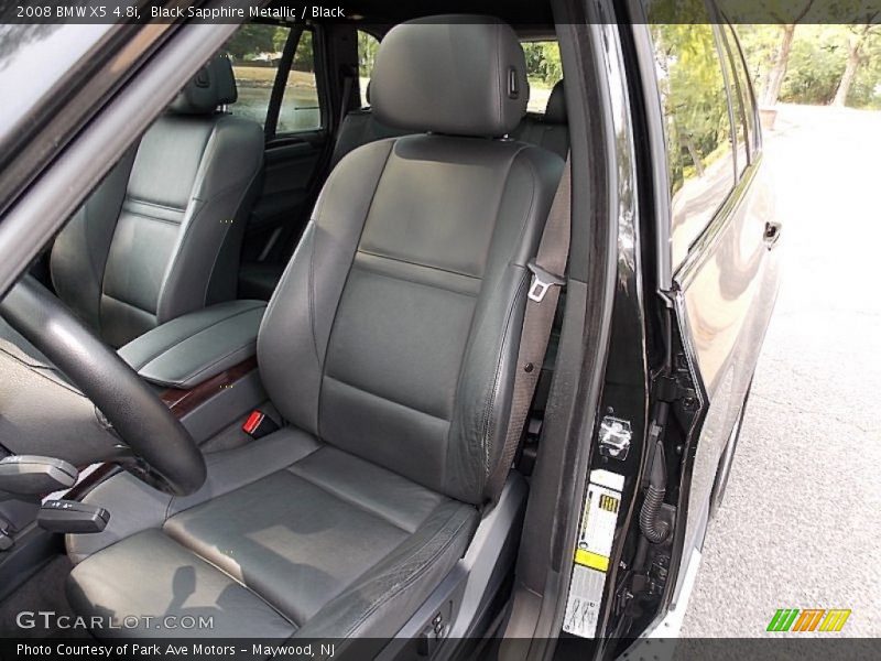Black Sapphire Metallic / Black 2008 BMW X5 4.8i