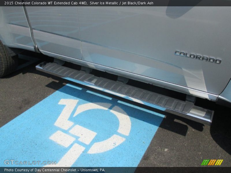 Silver Ice Metallic / Jet Black/Dark Ash 2015 Chevrolet Colorado WT Extended Cab 4WD