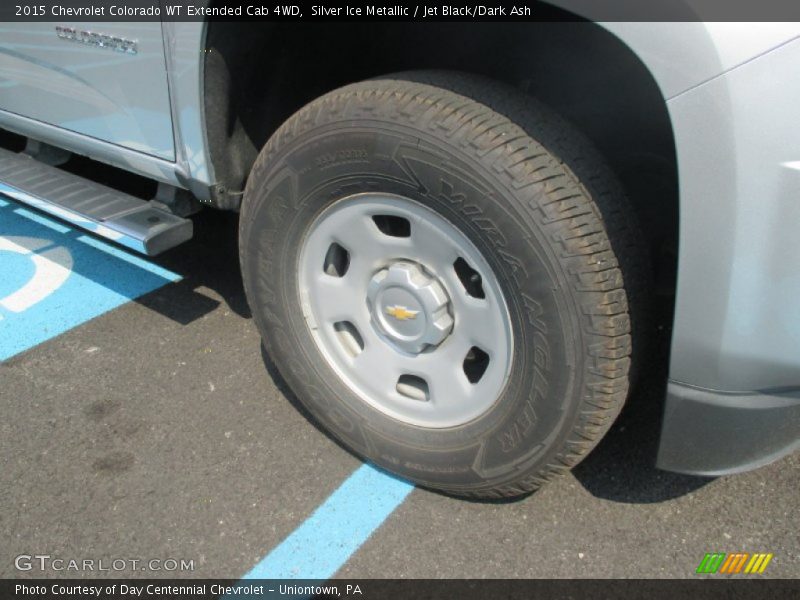 Silver Ice Metallic / Jet Black/Dark Ash 2015 Chevrolet Colorado WT Extended Cab 4WD