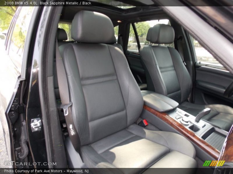 Front Seat of 2008 X5 4.8i