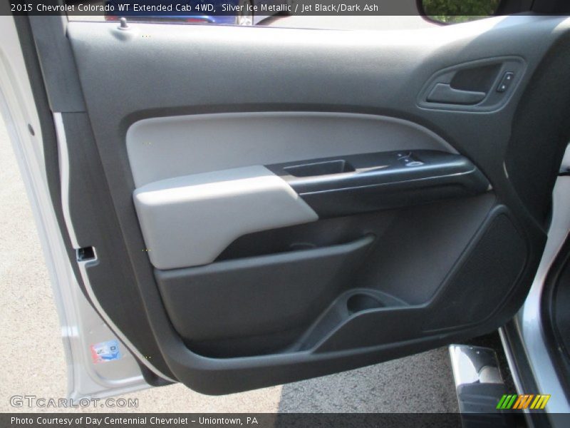 Silver Ice Metallic / Jet Black/Dark Ash 2015 Chevrolet Colorado WT Extended Cab 4WD