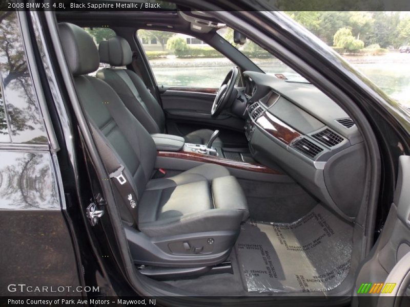 Black Sapphire Metallic / Black 2008 BMW X5 4.8i