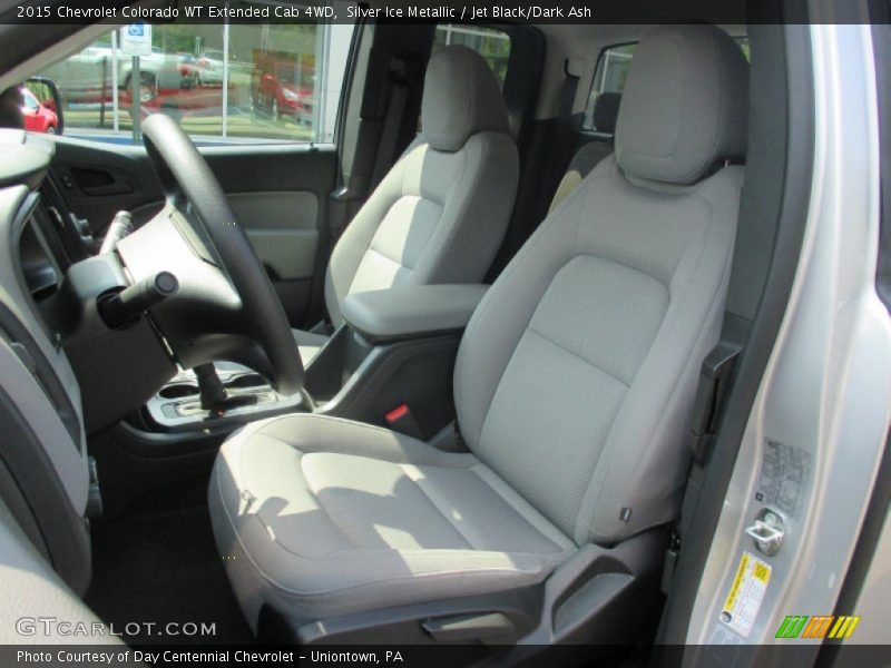 Silver Ice Metallic / Jet Black/Dark Ash 2015 Chevrolet Colorado WT Extended Cab 4WD