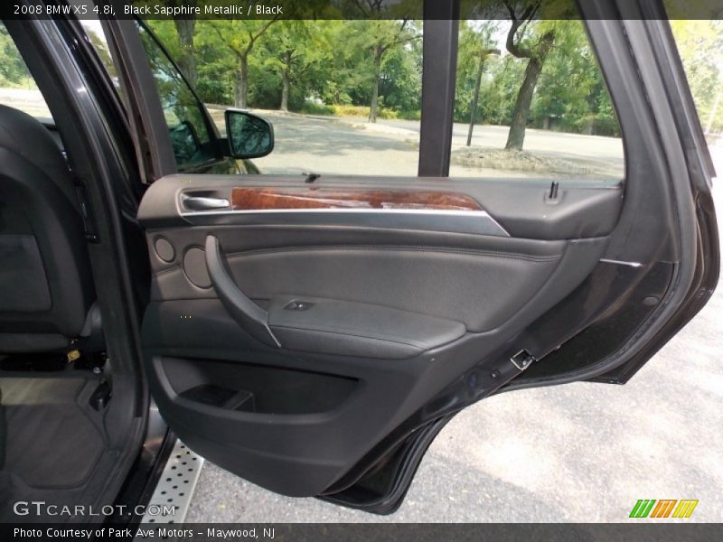Black Sapphire Metallic / Black 2008 BMW X5 4.8i