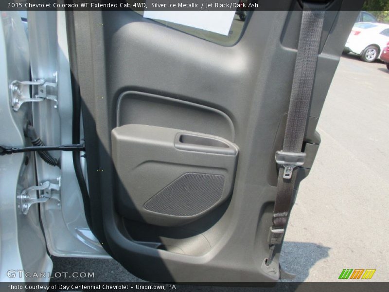 Silver Ice Metallic / Jet Black/Dark Ash 2015 Chevrolet Colorado WT Extended Cab 4WD