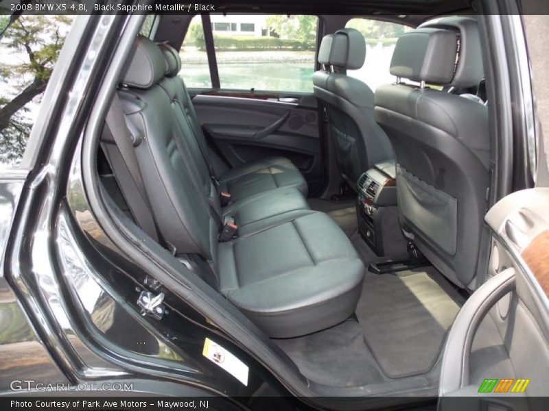 Black Sapphire Metallic / Black 2008 BMW X5 4.8i