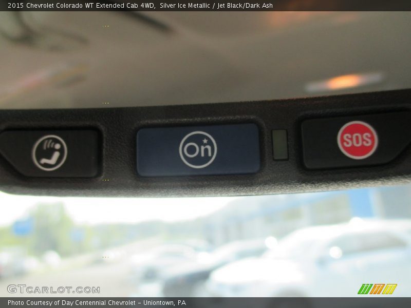 Silver Ice Metallic / Jet Black/Dark Ash 2015 Chevrolet Colorado WT Extended Cab 4WD