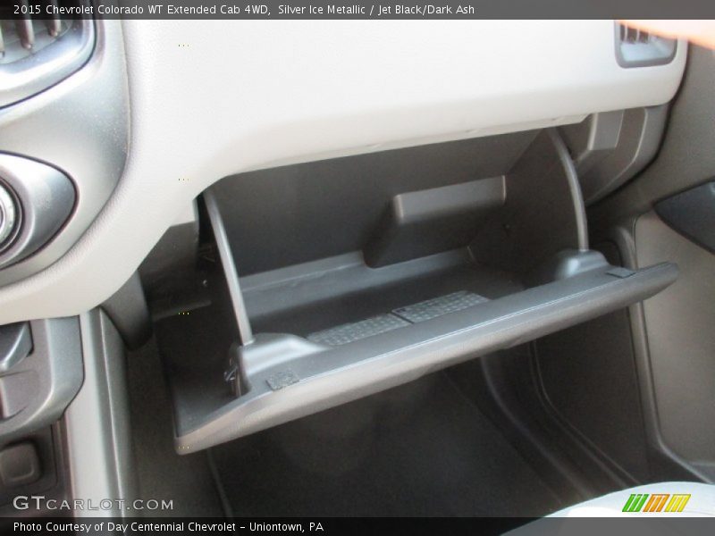 Silver Ice Metallic / Jet Black/Dark Ash 2015 Chevrolet Colorado WT Extended Cab 4WD