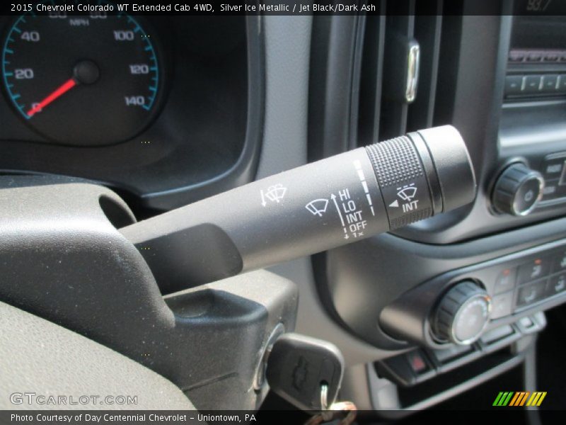 Silver Ice Metallic / Jet Black/Dark Ash 2015 Chevrolet Colorado WT Extended Cab 4WD