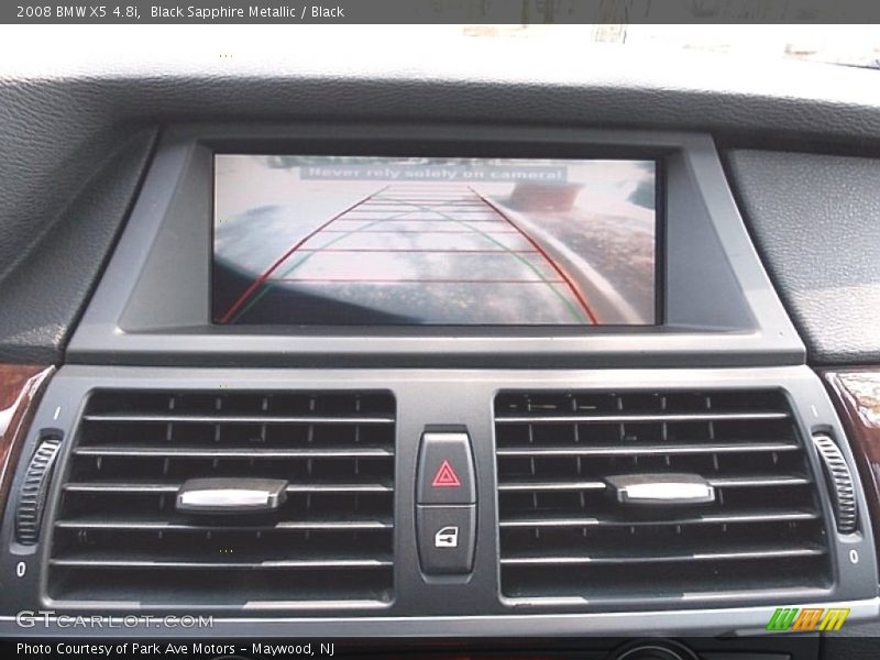 Black Sapphire Metallic / Black 2008 BMW X5 4.8i