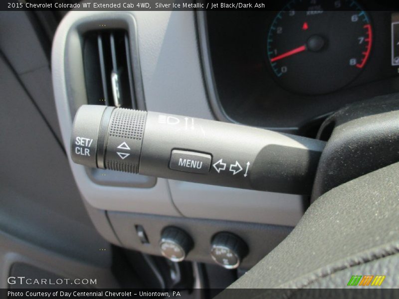 Silver Ice Metallic / Jet Black/Dark Ash 2015 Chevrolet Colorado WT Extended Cab 4WD