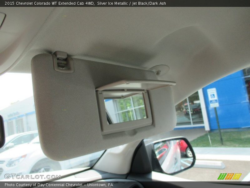 Silver Ice Metallic / Jet Black/Dark Ash 2015 Chevrolet Colorado WT Extended Cab 4WD