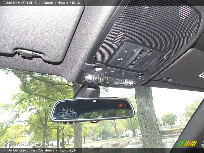 Black Sapphire Metallic / Black 2008 BMW X5 4.8i