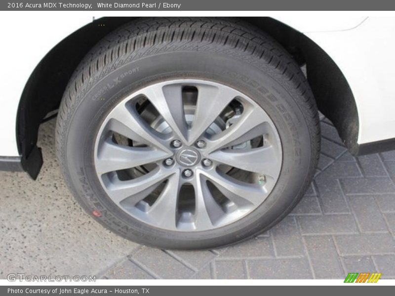 White Diamond Pearl / Ebony 2016 Acura MDX Technology