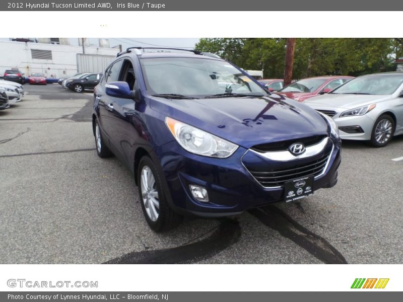 Iris Blue / Taupe 2012 Hyundai Tucson Limited AWD