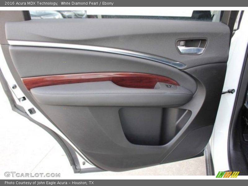 White Diamond Pearl / Ebony 2016 Acura MDX Technology