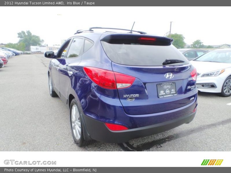 Iris Blue / Taupe 2012 Hyundai Tucson Limited AWD