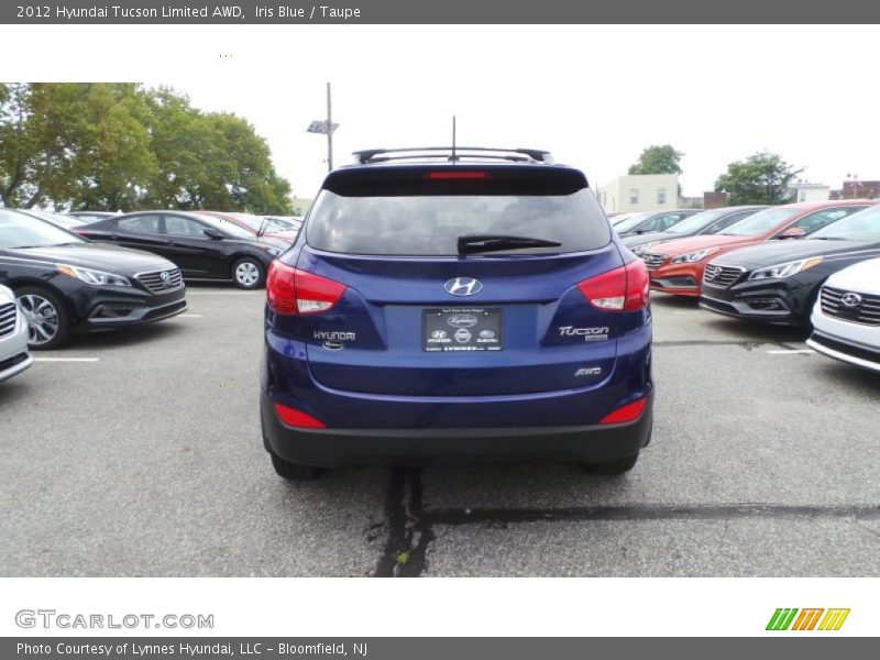Iris Blue / Taupe 2012 Hyundai Tucson Limited AWD