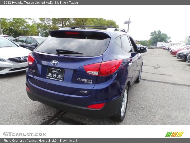 Iris Blue / Taupe 2012 Hyundai Tucson Limited AWD