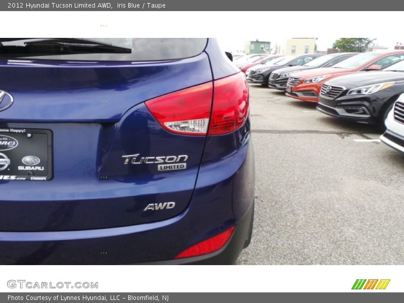 Iris Blue / Taupe 2012 Hyundai Tucson Limited AWD