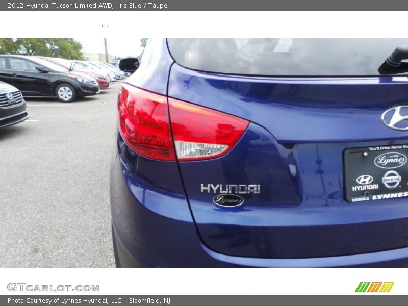 Iris Blue / Taupe 2012 Hyundai Tucson Limited AWD