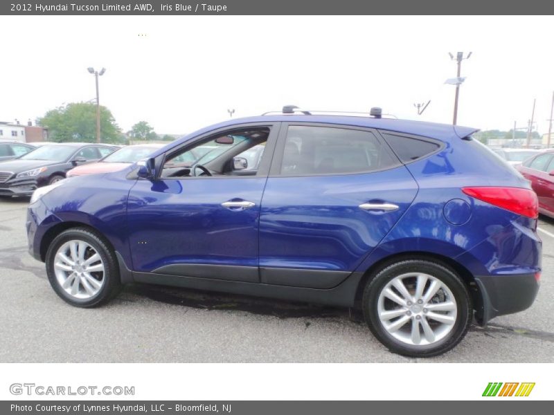 Iris Blue / Taupe 2012 Hyundai Tucson Limited AWD