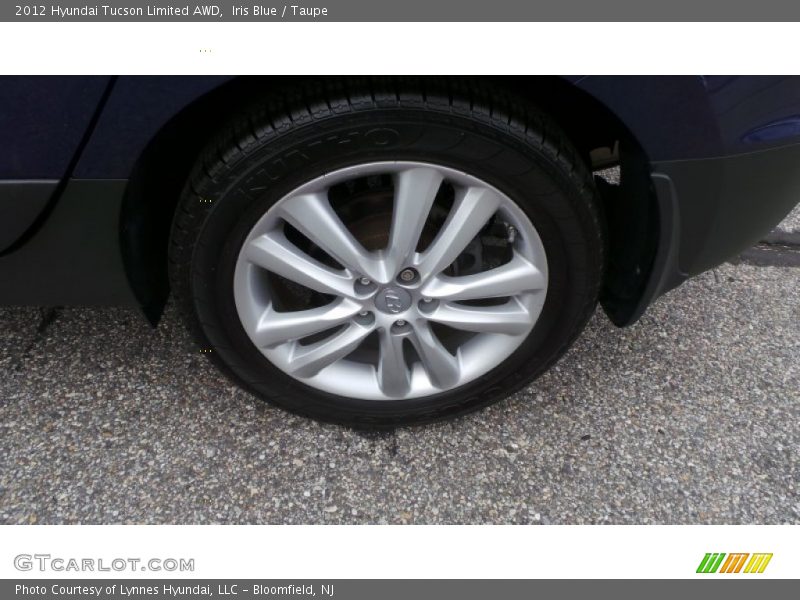 Iris Blue / Taupe 2012 Hyundai Tucson Limited AWD