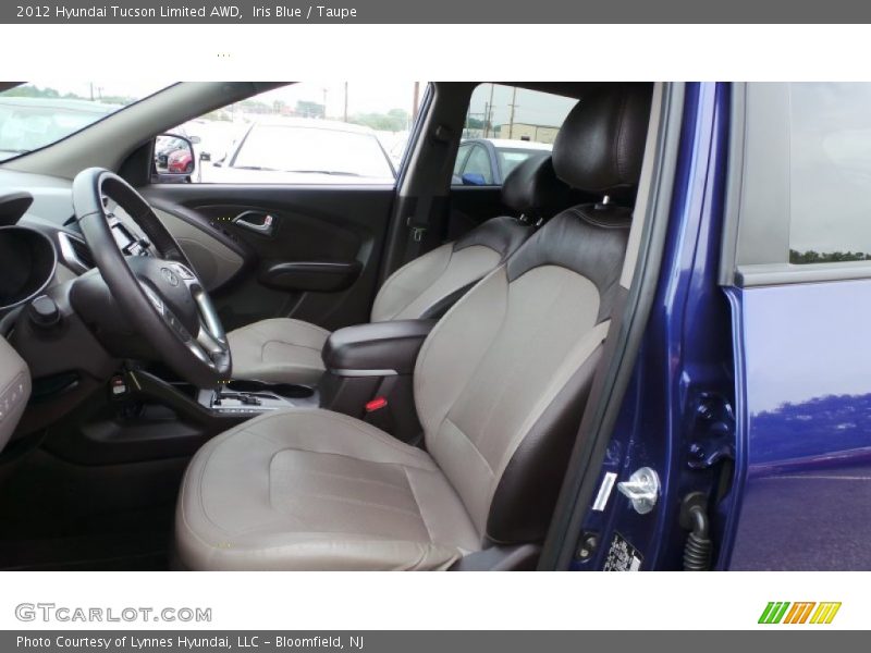 Iris Blue / Taupe 2012 Hyundai Tucson Limited AWD