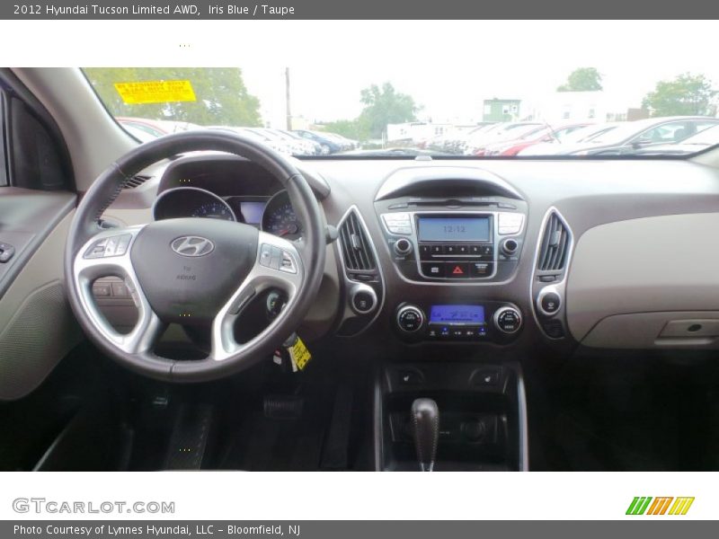 Iris Blue / Taupe 2012 Hyundai Tucson Limited AWD