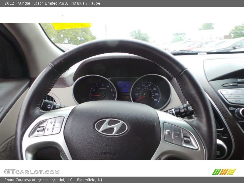 Iris Blue / Taupe 2012 Hyundai Tucson Limited AWD