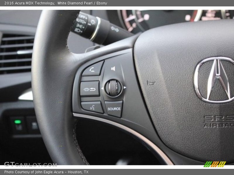 White Diamond Pearl / Ebony 2016 Acura MDX Technology