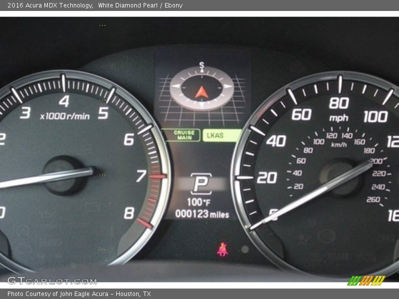 White Diamond Pearl / Ebony 2016 Acura MDX Technology