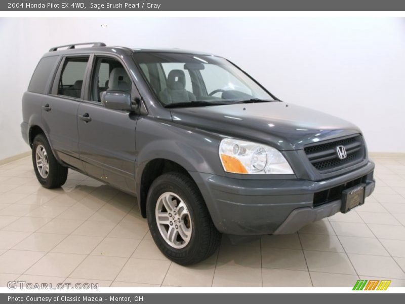 Sage Brush Pearl / Gray 2004 Honda Pilot EX 4WD