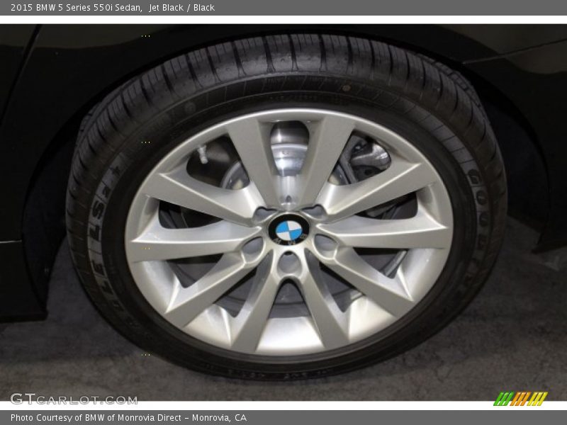 Jet Black / Black 2015 BMW 5 Series 550i Sedan