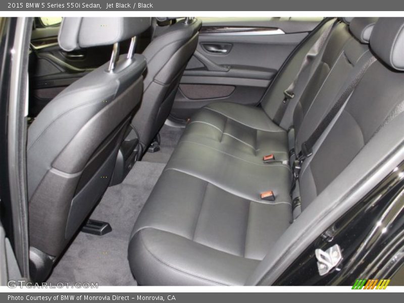 Jet Black / Black 2015 BMW 5 Series 550i Sedan