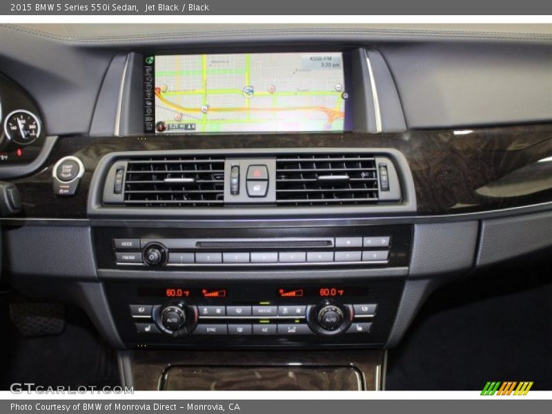 Jet Black / Black 2015 BMW 5 Series 550i Sedan