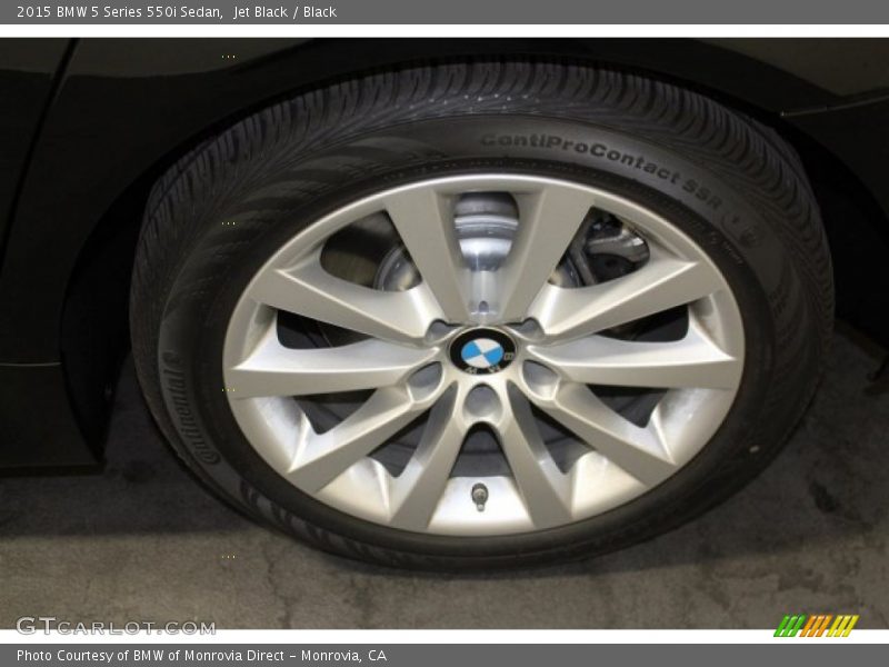 Jet Black / Black 2015 BMW 5 Series 550i Sedan