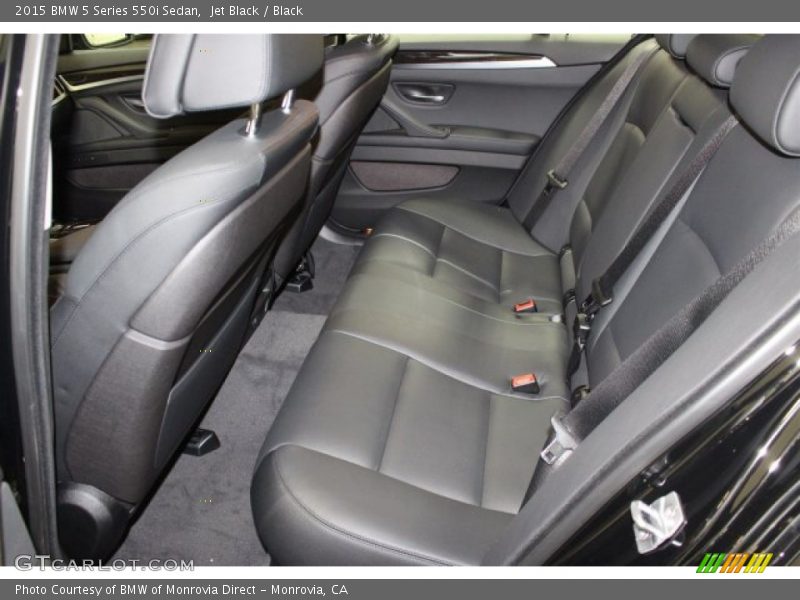 Jet Black / Black 2015 BMW 5 Series 550i Sedan