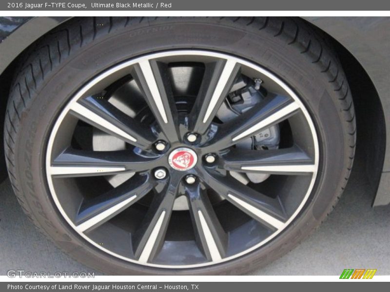 Ultimate Black Metallic / Red 2016 Jaguar F-TYPE Coupe